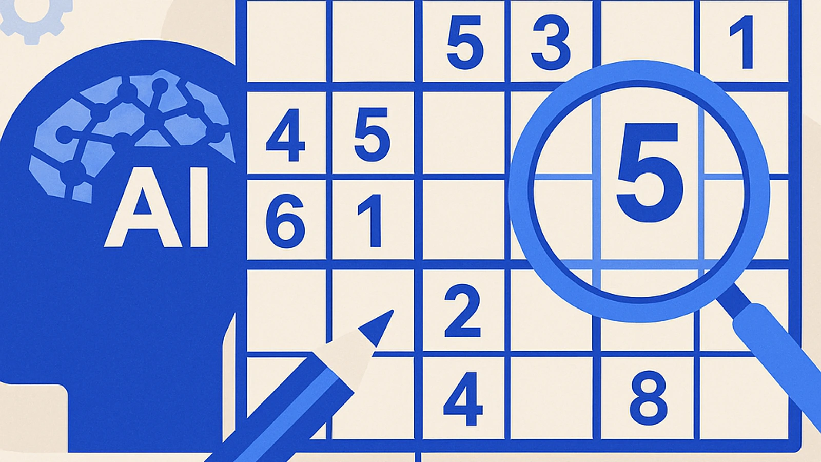 Griglia Sudoku con suggerimenti AI evidenziati